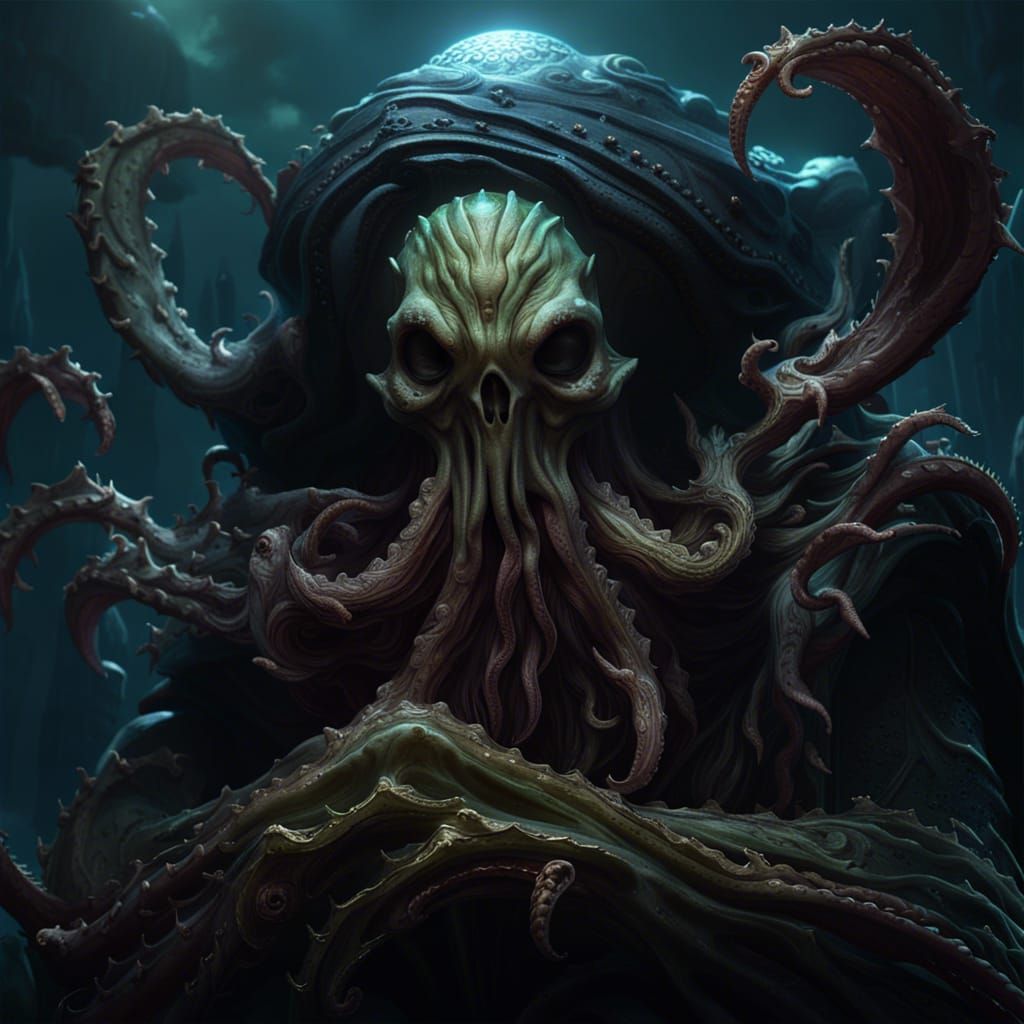 Davy Jones mind flayer - AI Generated Artwork - NightCafe Creator