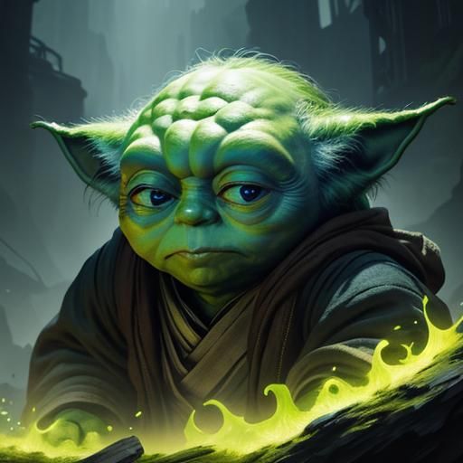 Young Yoda - AI Generated Artwork - NightCafe Creator