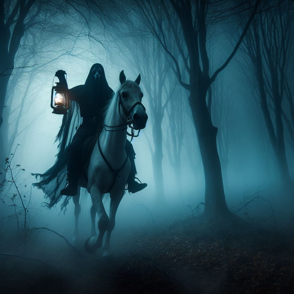 Ghostly Rider at Midnight