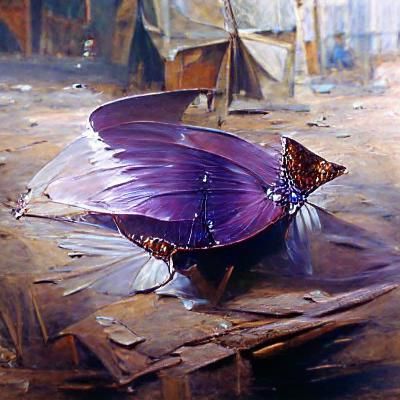 Purple butterfly