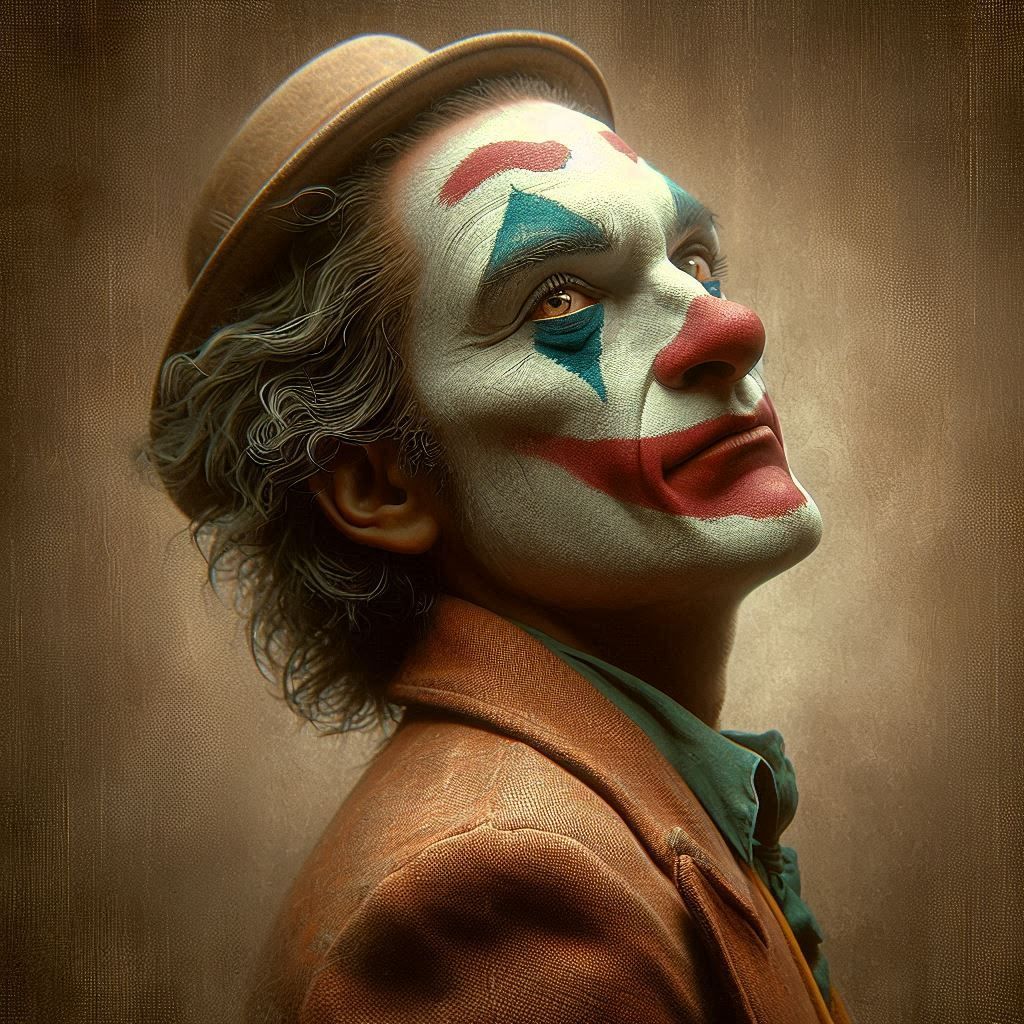 When the clown is sad.