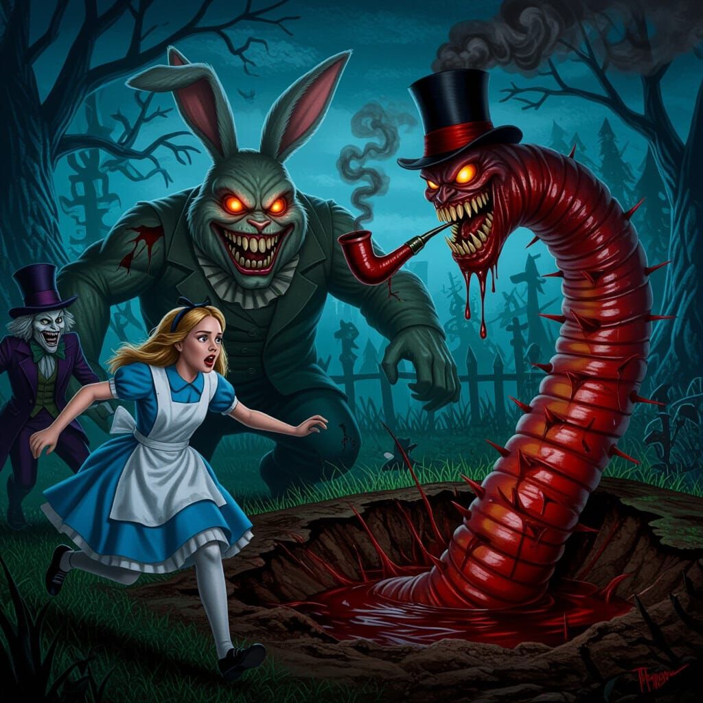 Alice having a good time with her friends 😈