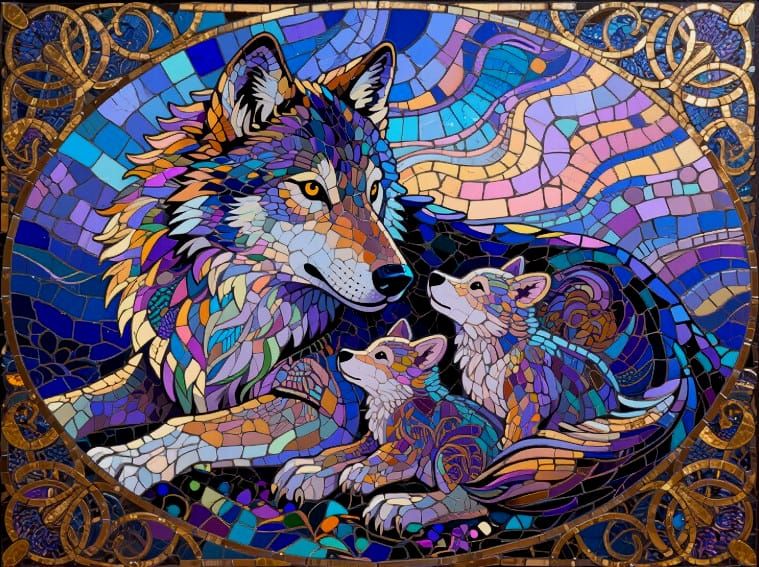 9/22/2025-Wolves Art By Archangel Tara