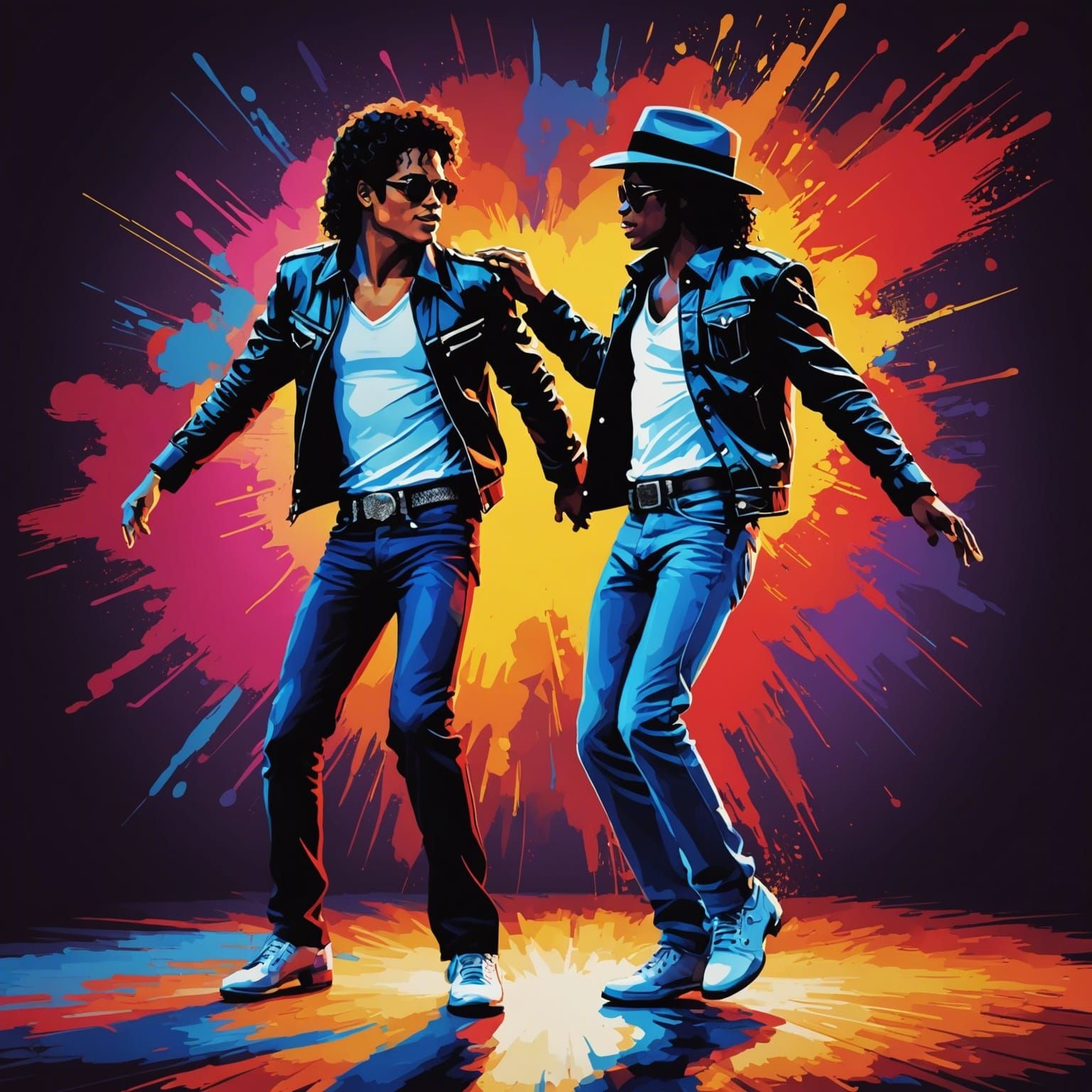 Dancing to beat it by Michael Jackson 