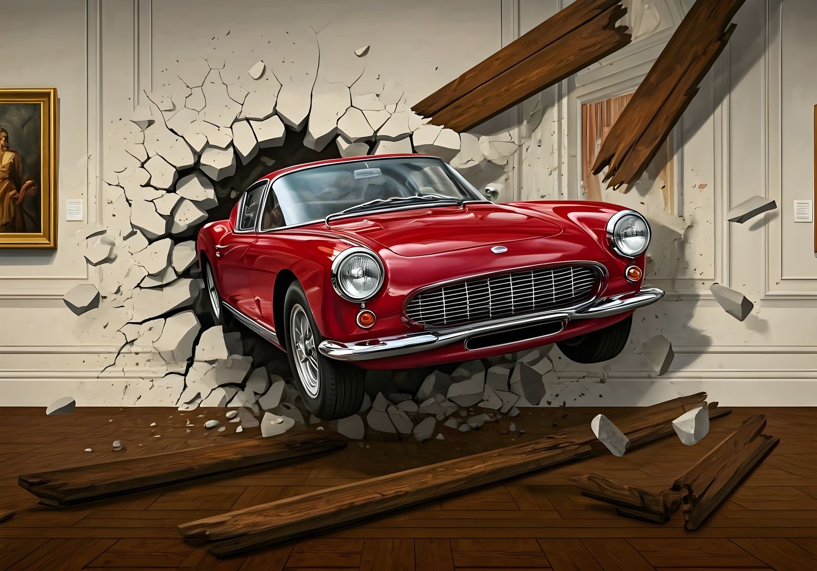 Bursting Through Art  by @Black Papaver