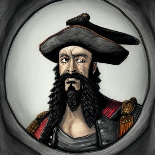 Blackbeard AI Generated Artwork NightCafe Creator