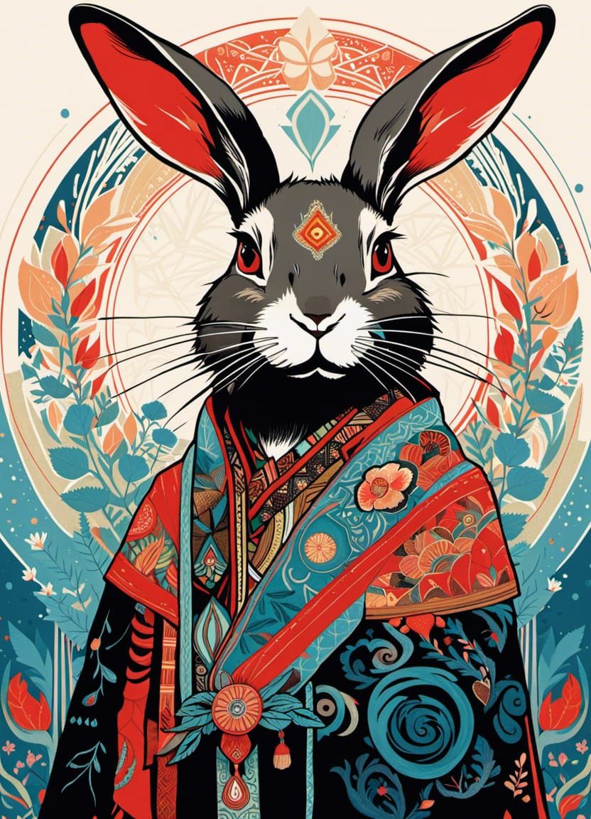 Rabbit Shaman   by @Glitch McGuffin