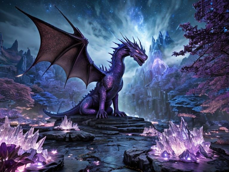 Amethyst dragon