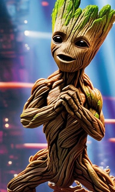 baby Groot - AI Generated Artwork - NightCafe Creator