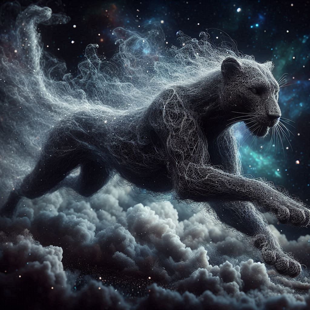 Filigreed Black Panther