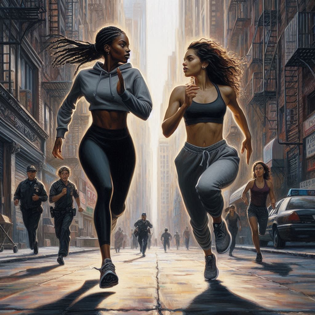 "You think they can catch us?" .... "Let's find out!"