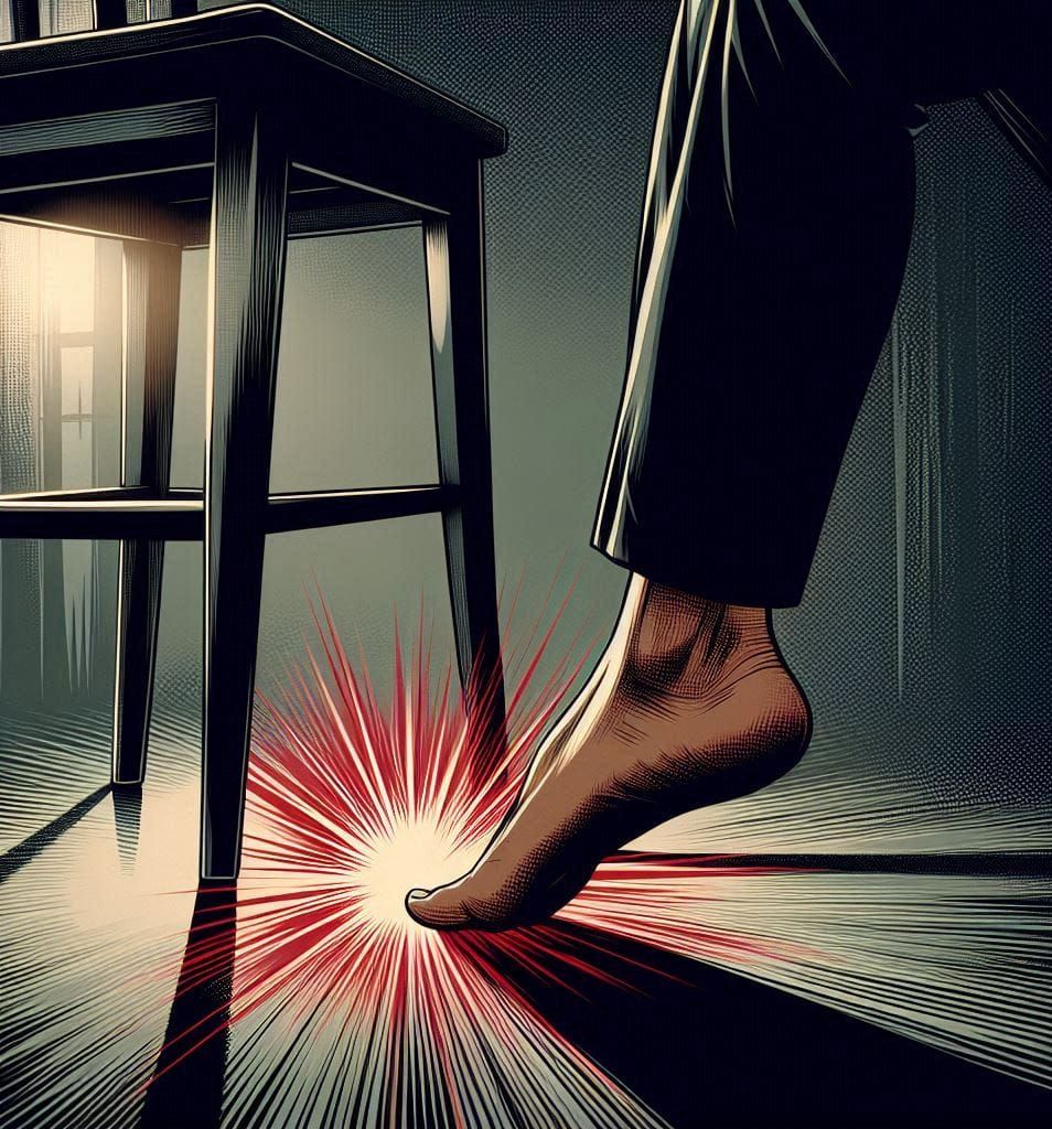 Chair Leg vs Pinky Toe