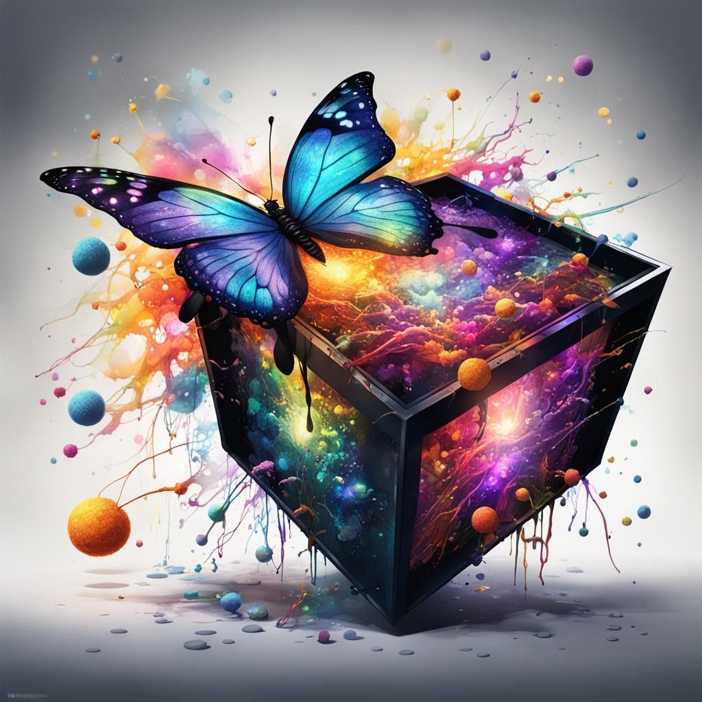 Someone catch the cube!   by @Arrioch