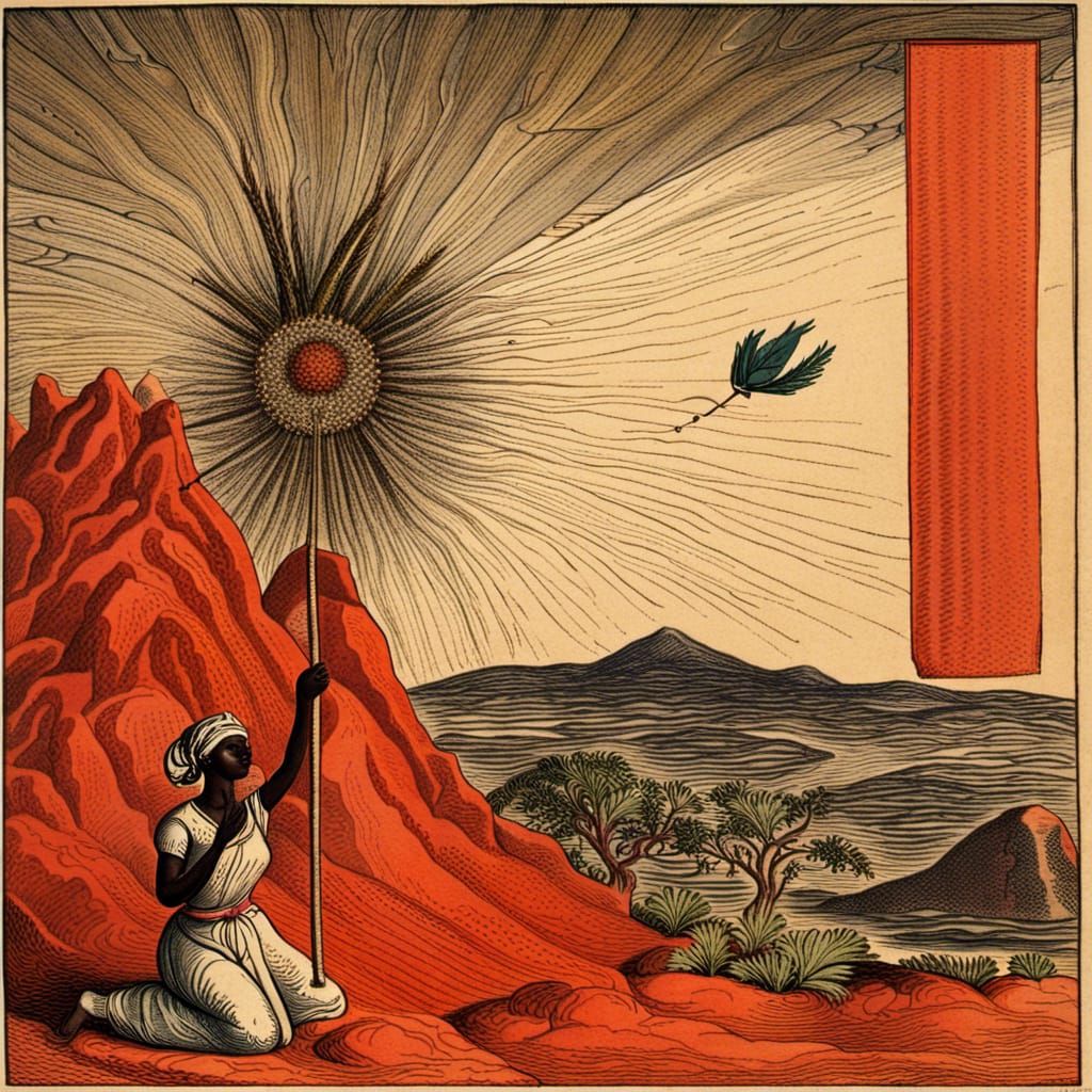 African woman, Zanzibar, Soldiers, Mountainside, river, Utah Juniper