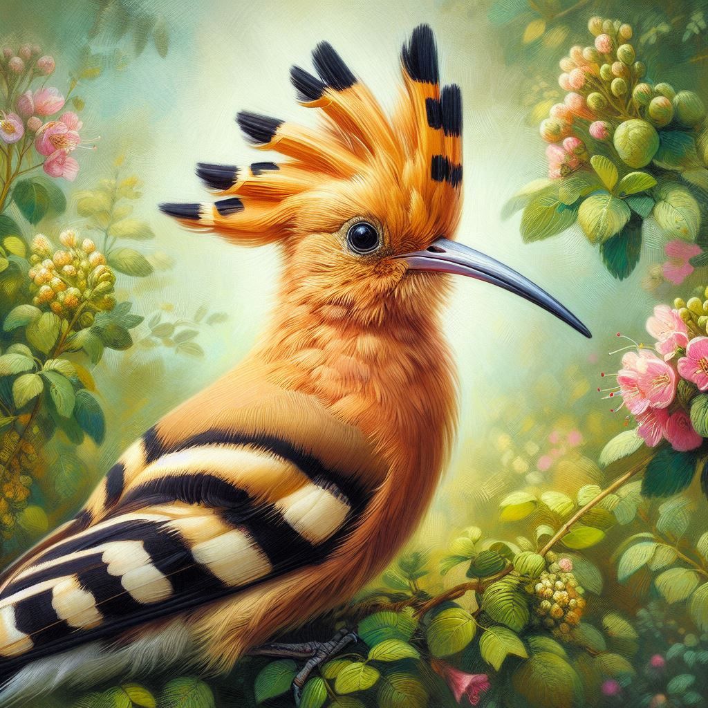 Hoopoe  by @Diane