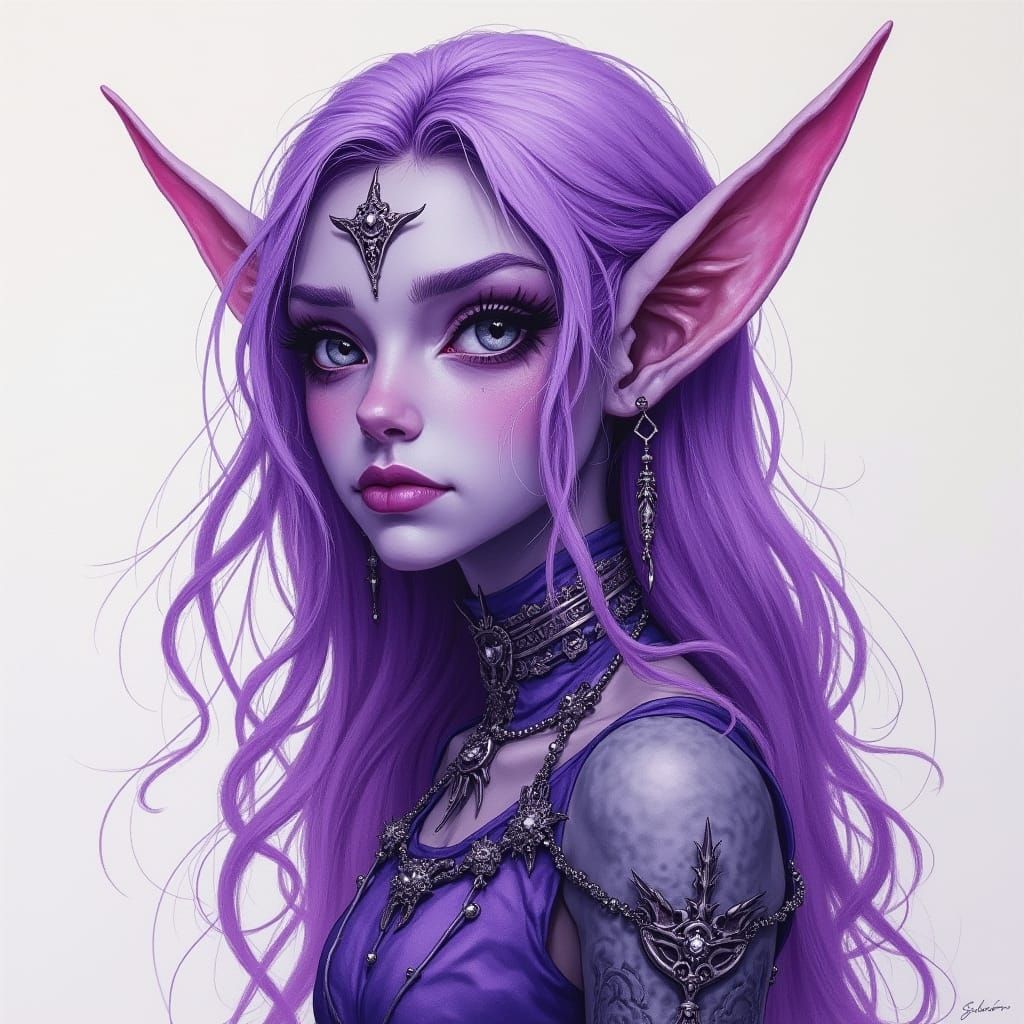 Moonlit Drow Princess