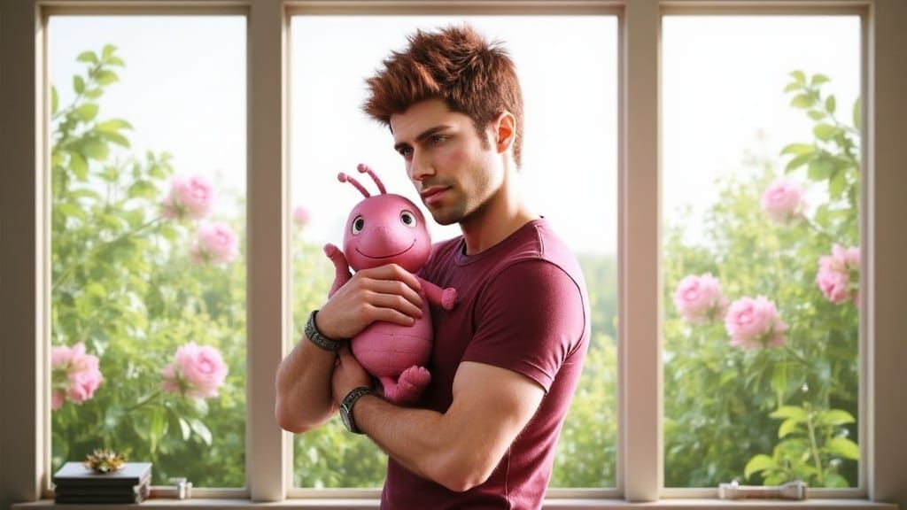 Pink and plushy