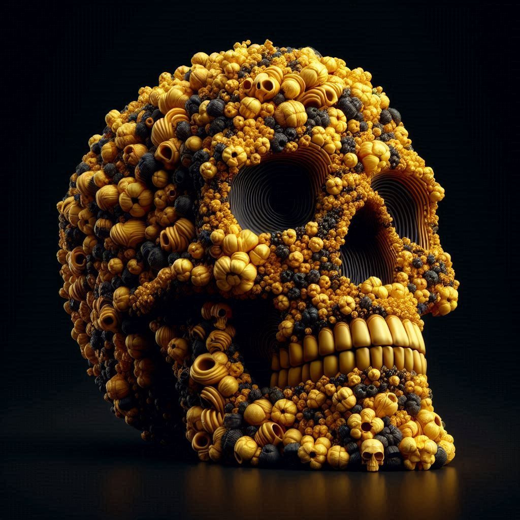 Pop Corn Skull
