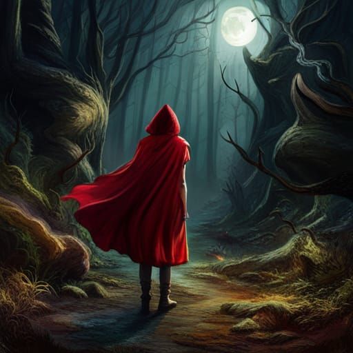 little red riding hood - AI Generated Artwork - NightCafe Creator