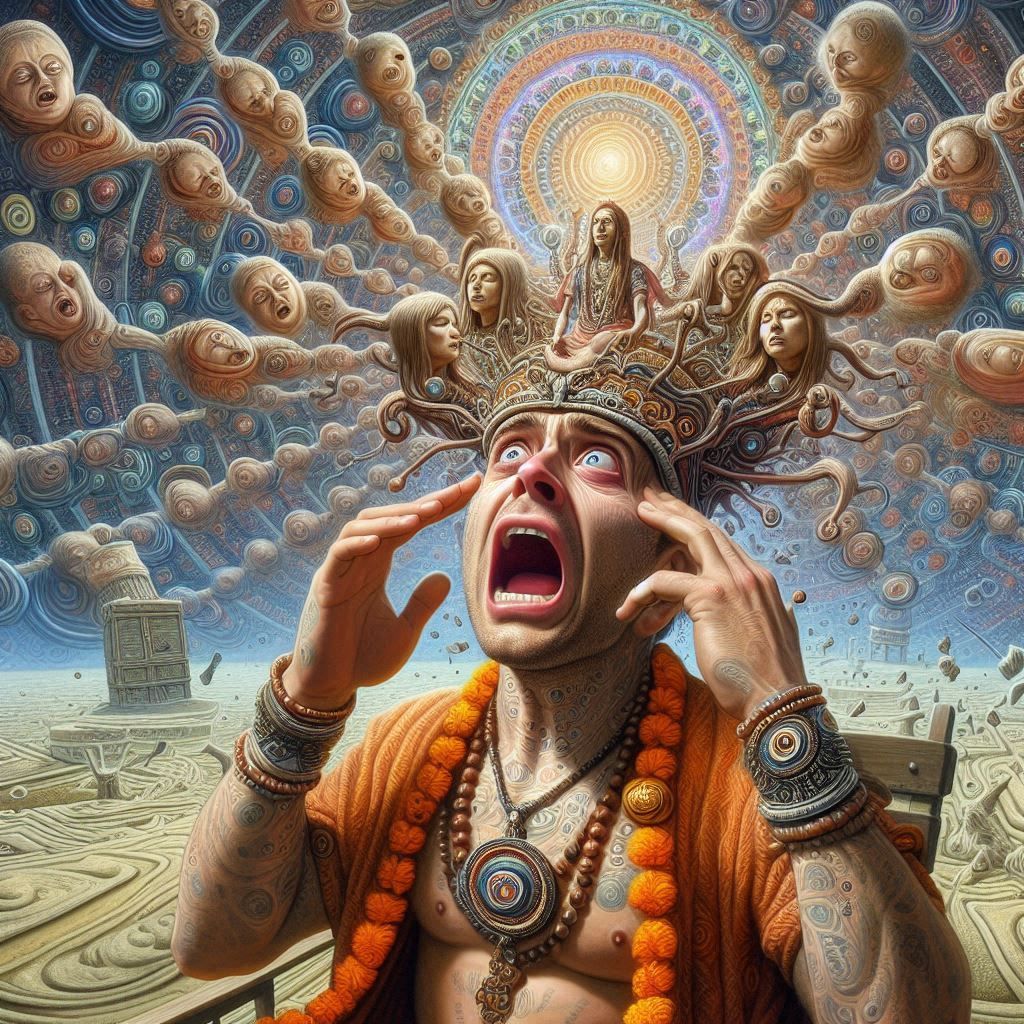 This one is quite uncanny! It's like a Kundalini experience I had, turning into a migraine.