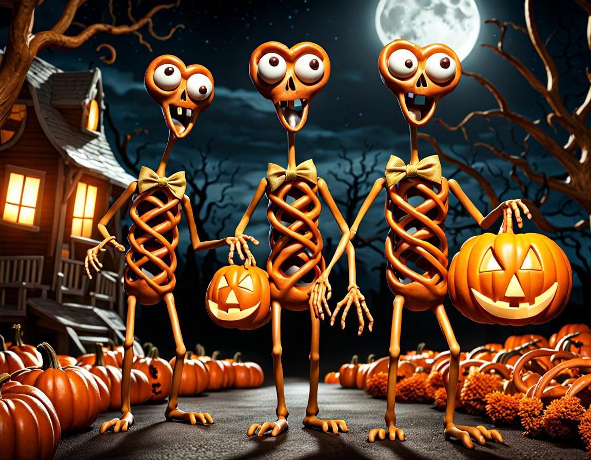 We've Eaten A Tad Too Many Pretzels AI Generated Artwork NightCafe Creator