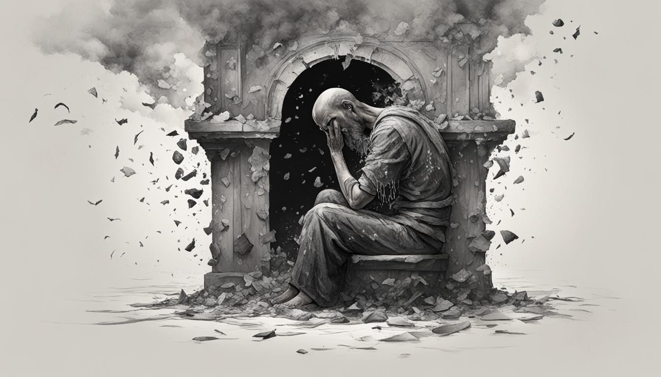 Shattered Dreams: A Visual Representation of Despair