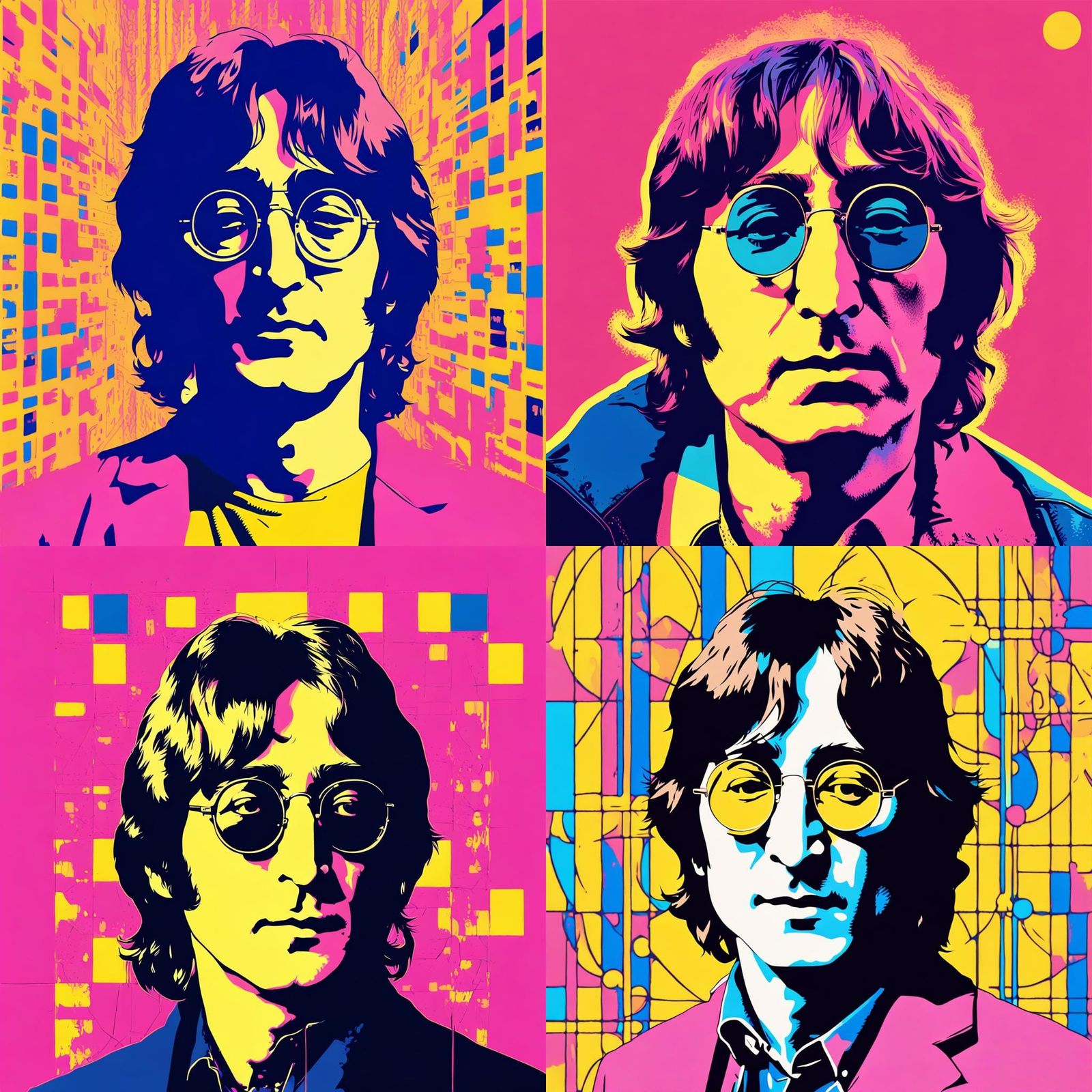 John Lennon - AI Generated Artwork - NightCafe Creator