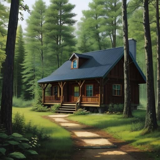 Cottage in the forest