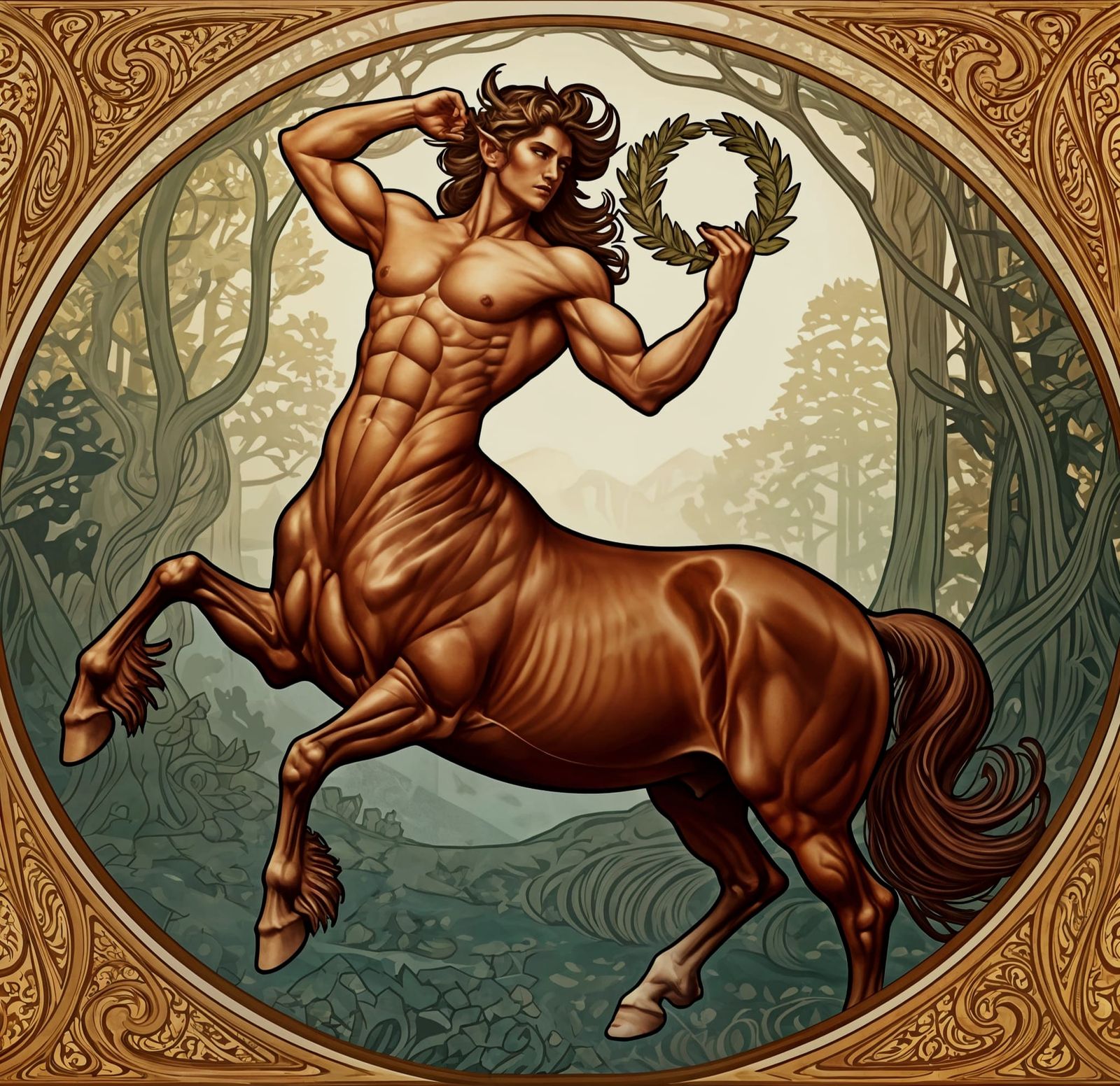 Art Nouveau Centaur