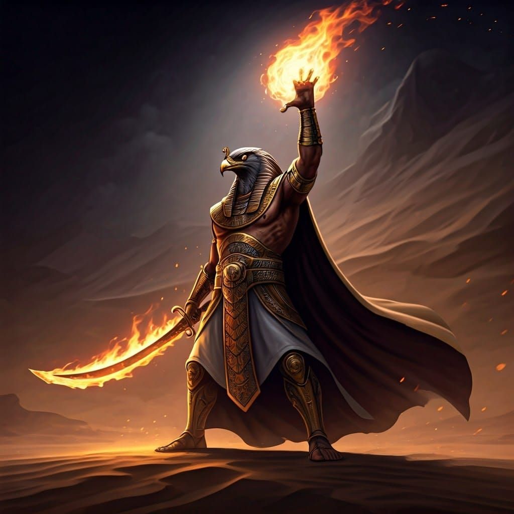 Horus ready to battle Set