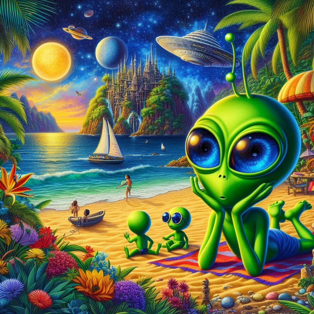 Alien Beach Party