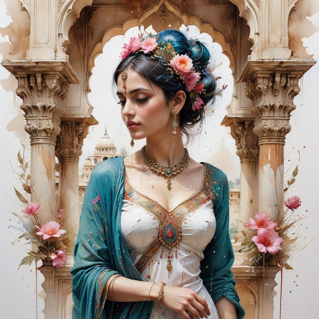 The Indian princess of Jaipur...  by @Gerber