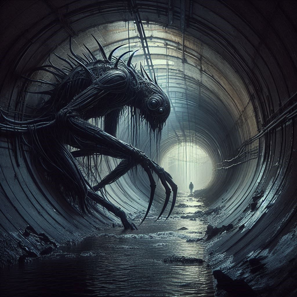 the creature from the sewers