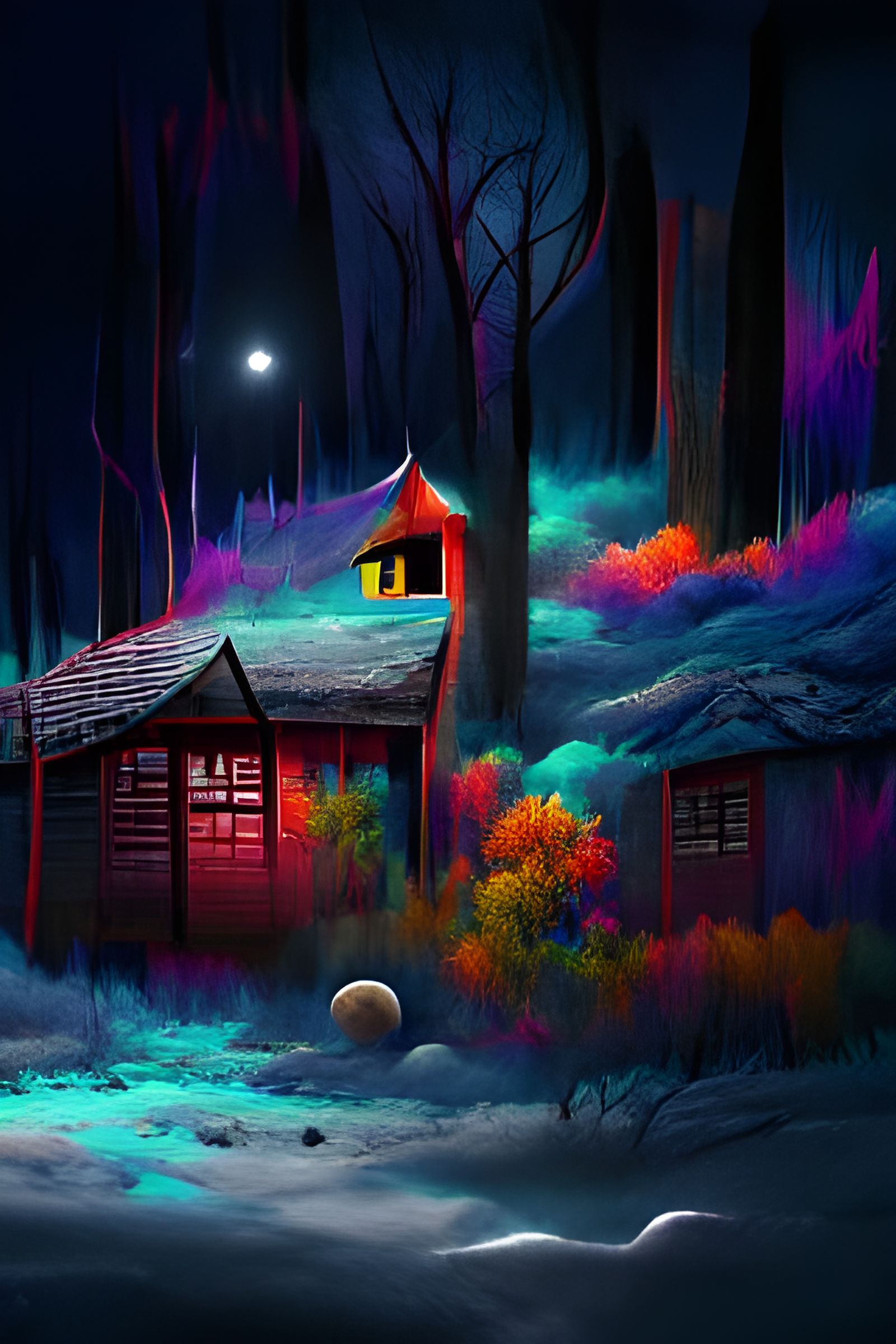 A night in the woods