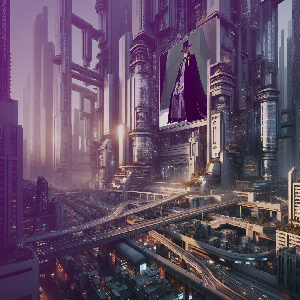 False grandeur, mock dignity - The Violet City