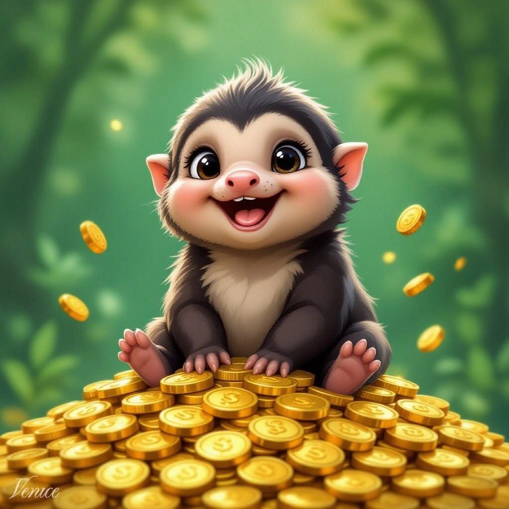 The baby Niffler smiles at you