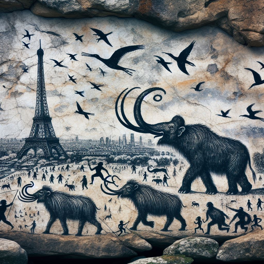 prehistoric cave art petroglyph