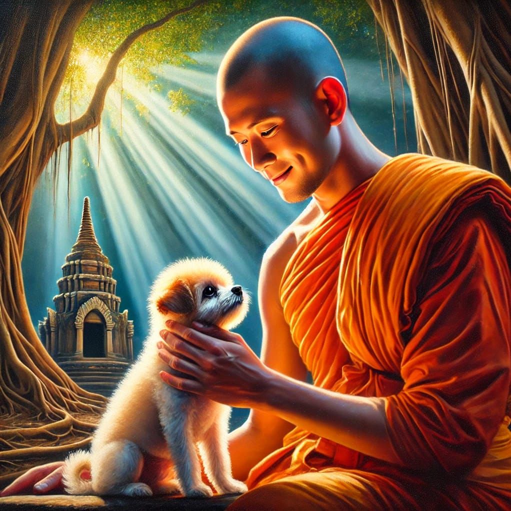 Love the simple lifestyle of a monk