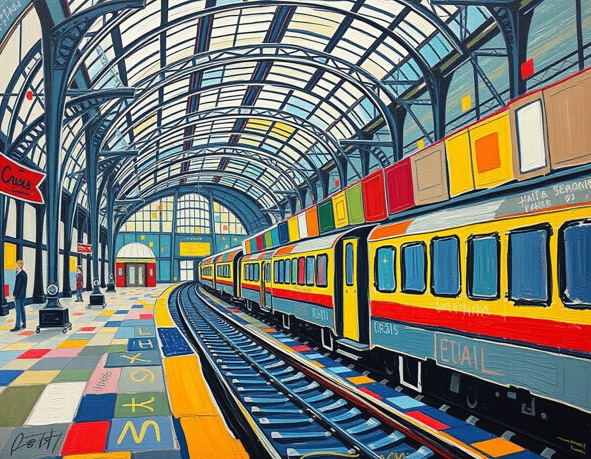 At The Train Station 09