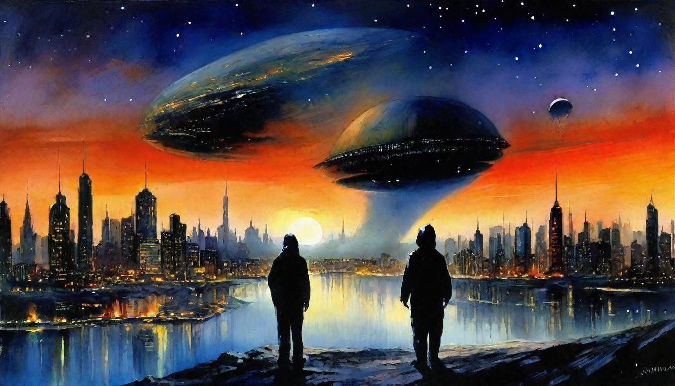 The Arrival  by @randomart