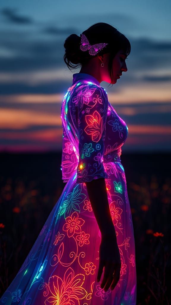 Florescent Lights  by @Amethystmoonsong