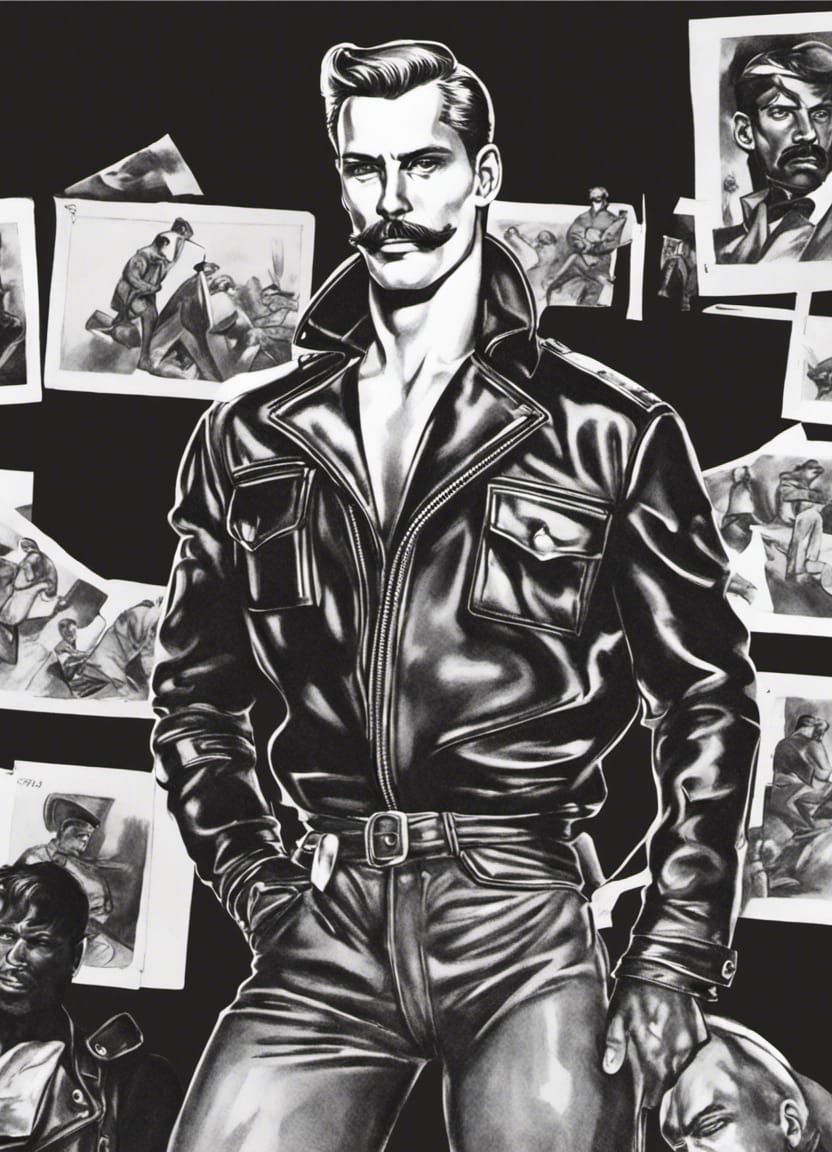 style of Tom of Finland, - AI Generated Artwork - NightCafe Creator