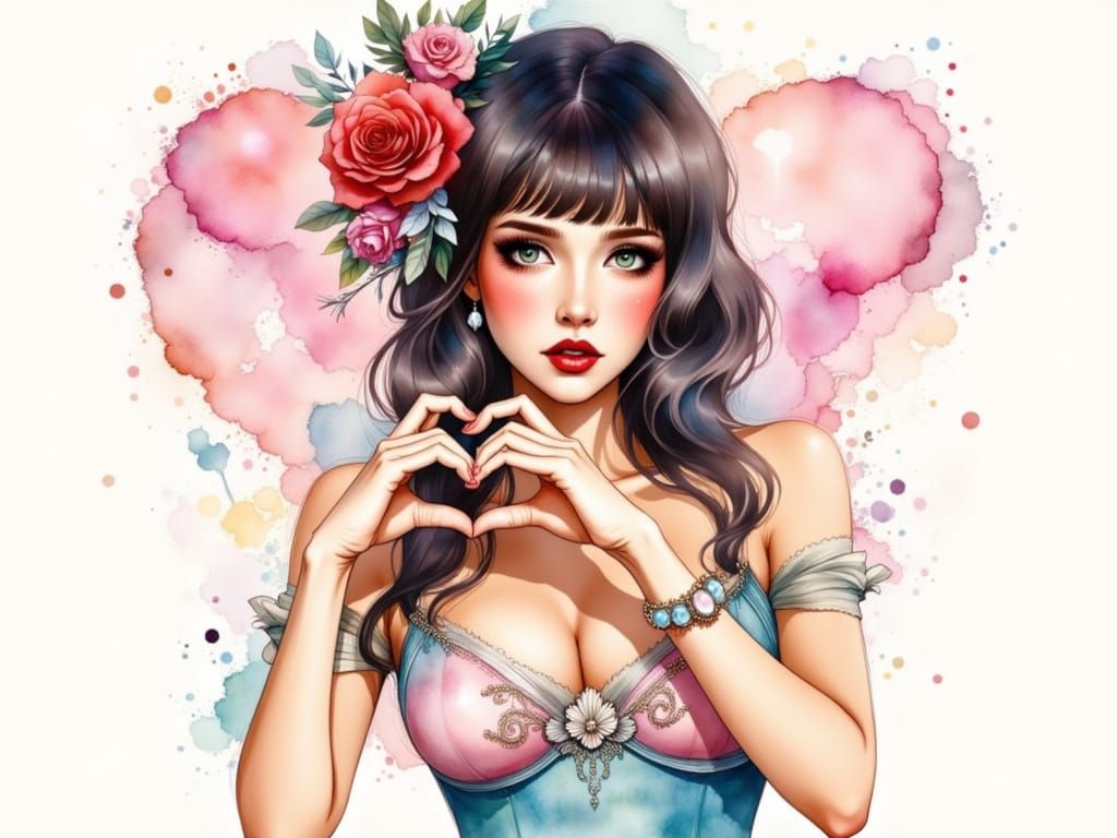 Pin-Up Style Portrait