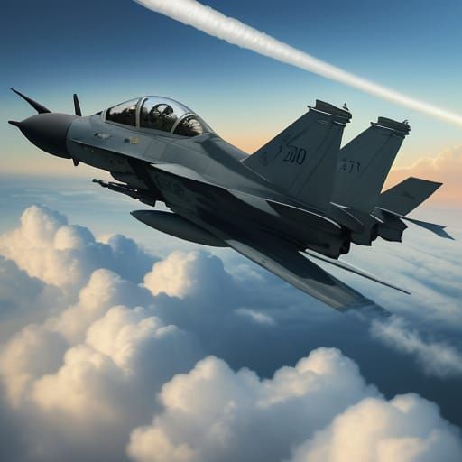 Rhino Engages Fighter Jet in Epic Sky Battle