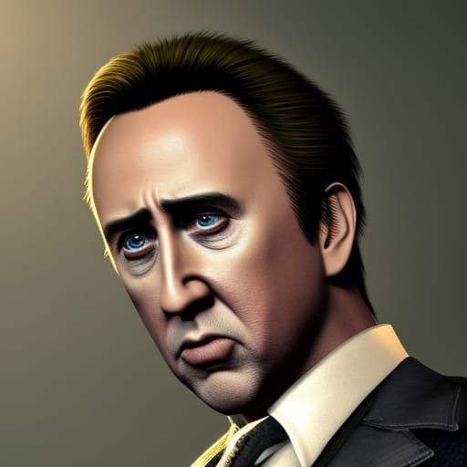 Nicholas Cage with Stretchy Superpowers - AI Generated Artwork ...