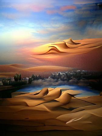 Sahara desert dunes
