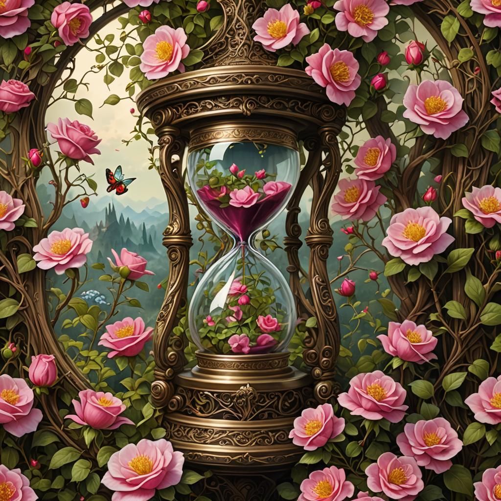 Time Stood Still: Sleeping Beauty's Hourglass   by @Kallistratia