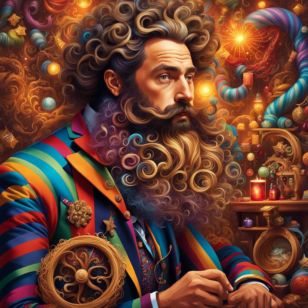 Whimsical Beard  by @MetalGramps