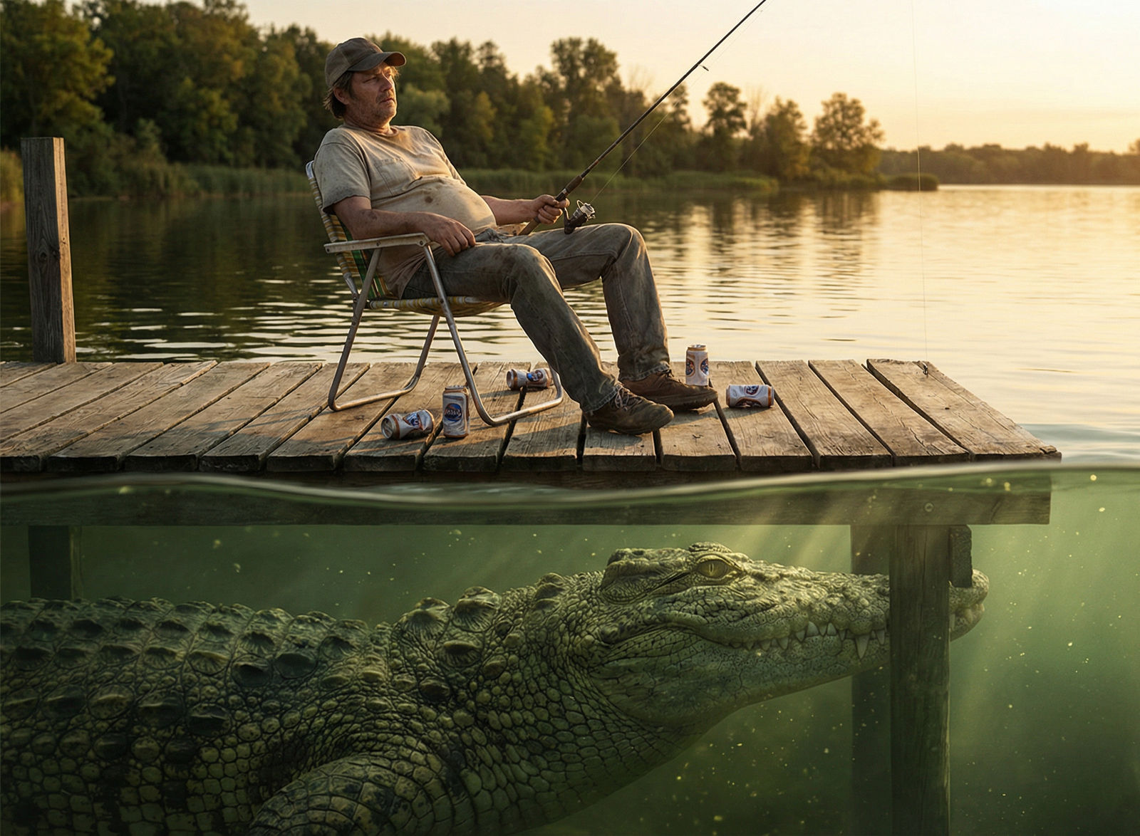 Gone Fishing  by @Shywolf