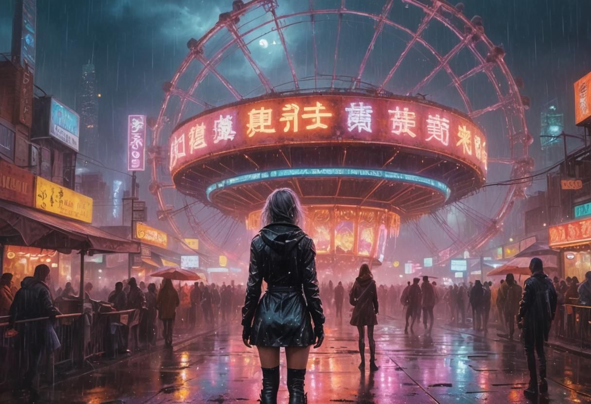 Cyberpunk Urban Grunge Carnival Fantasy